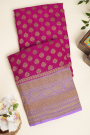 Banarasi Georgette Magenta Saree