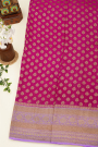 Banarasi Georgette Magenta Saree