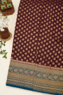 Banarasi Georgette Brown Saree