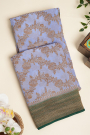 Banarasi Georgette Lilac Saree
