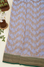 Banarasi Georgette Lilac Saree