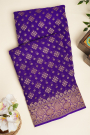 Banarasi Georgette Royal Blue Saree