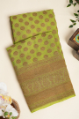 Banarasi Georgette Light Green Saree