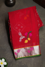Zari Kota Red Saree