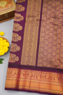 Gadwal Silk Cream Saree