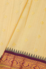 Gadwal Silk Cream Saree