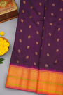 Gadwal Silk Wine Saree