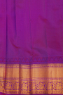 Gadwal Silk Peach Saree