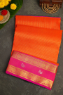 Venkatagiri Silk Orange Saree