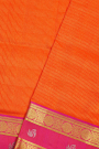 Venkatagiri Silk Orange Saree