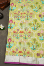Zari Kota Yellow Saree