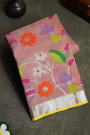 Zari Kota Baby Pink Saree