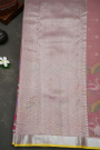 Zari Kota Baby Pink Saree