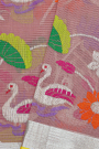 Zari Kota Baby Pink Saree