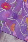 Zari Kota Lilac Saree