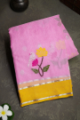 Zari Kota Pink Saree