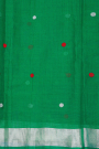 Zari Kota Sea Blue Saree