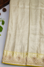 Designer Cocktail Tissue Gold Saree