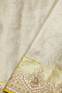 Designer Cocktail Tissue Gold Saree