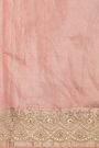 Designer Cocktail Tissue Gold Saree