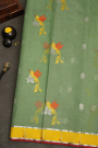 Zari Kota Sage Green Saree