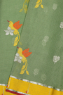 Zari Kota Sage Green Saree