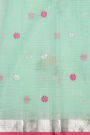 Zari Kota Sky Blue Saree