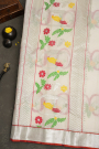 Zari Kota Cream Saree