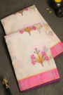 Zari Kota Off-White Saree