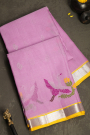 Zari Kota Baby Pink Saree