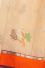 Zari Kota Cream Saree