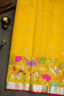 Zari Kota Yellow Saree