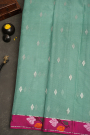 Zari Kota Mint Green Saree