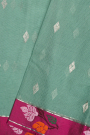 Zari Kota Mint Green Saree