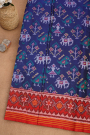 Patola Silk Navy Blue Saree