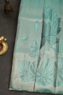 Kancheepuram Silk Ice Blue Saree