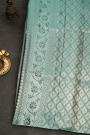 Kancheepuram Silk Ice Blue Saree