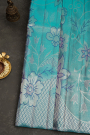Kancheepuram Silk Sea Blue Saree