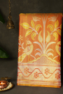 Kancheepuram Silk Light Orange  Saree