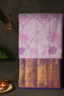 Kancheepuram Silk Lavender Saree