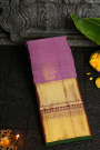 Kancheepuram Silk Lilac Saree
