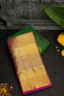 Kancheepuram Silk Bottle Green Saree
