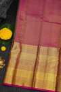 Kancheepuram Silk Bottle Green Saree