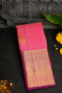Kancheepuram Silk Pink Saree