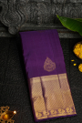 Kancheepuram Silk Violet Saree