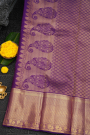 Kancheepuram Silk Violet Saree