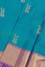 Kancheepuram Silk Sea Blue Saree