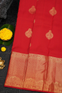Kancheepuram Silk Red Saree