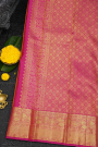 Kancheepuram Silk Orange Saree