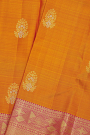 Kancheepuram Silk Orange Saree